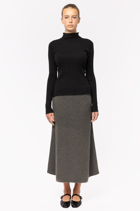 The Anne ribbed poloneck